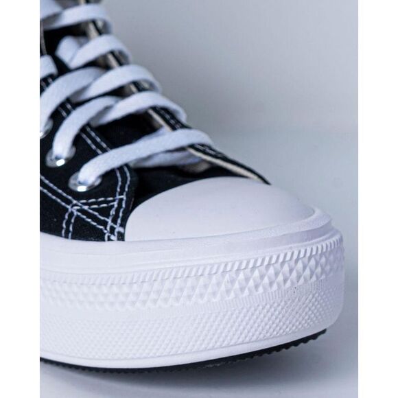 Converse Platform Cotton Sneakers Women Black - Picture 4 of 5